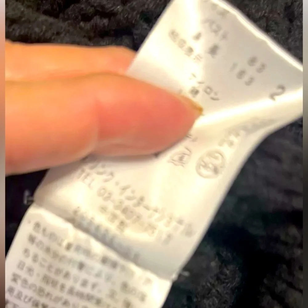 Theory Cardigan Women 2 Cotton Wool Cashmere Blend Black  Scarf Attach - Picture 11 of 15